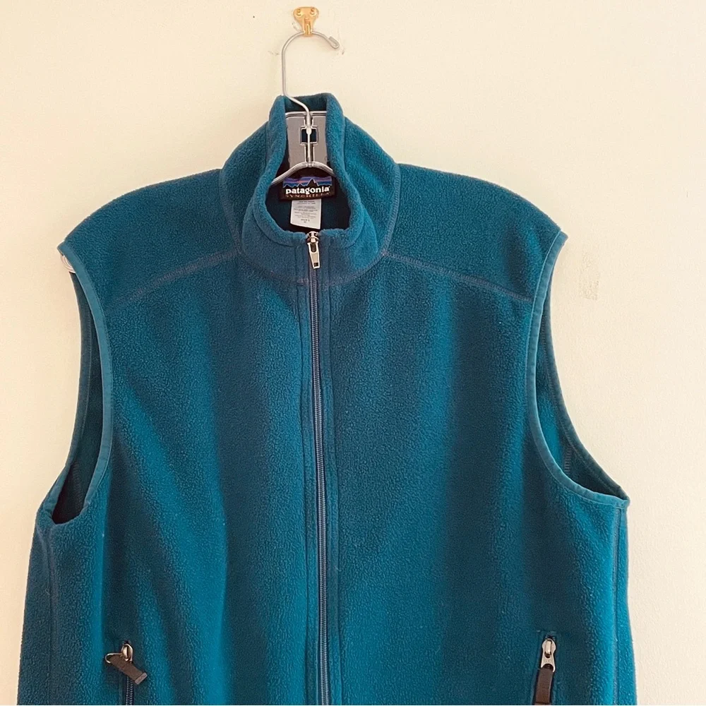 Patagonia Synchilla Fleece Vest Men M Outdoor Cabin Travel Gorpcore Hiking Layer